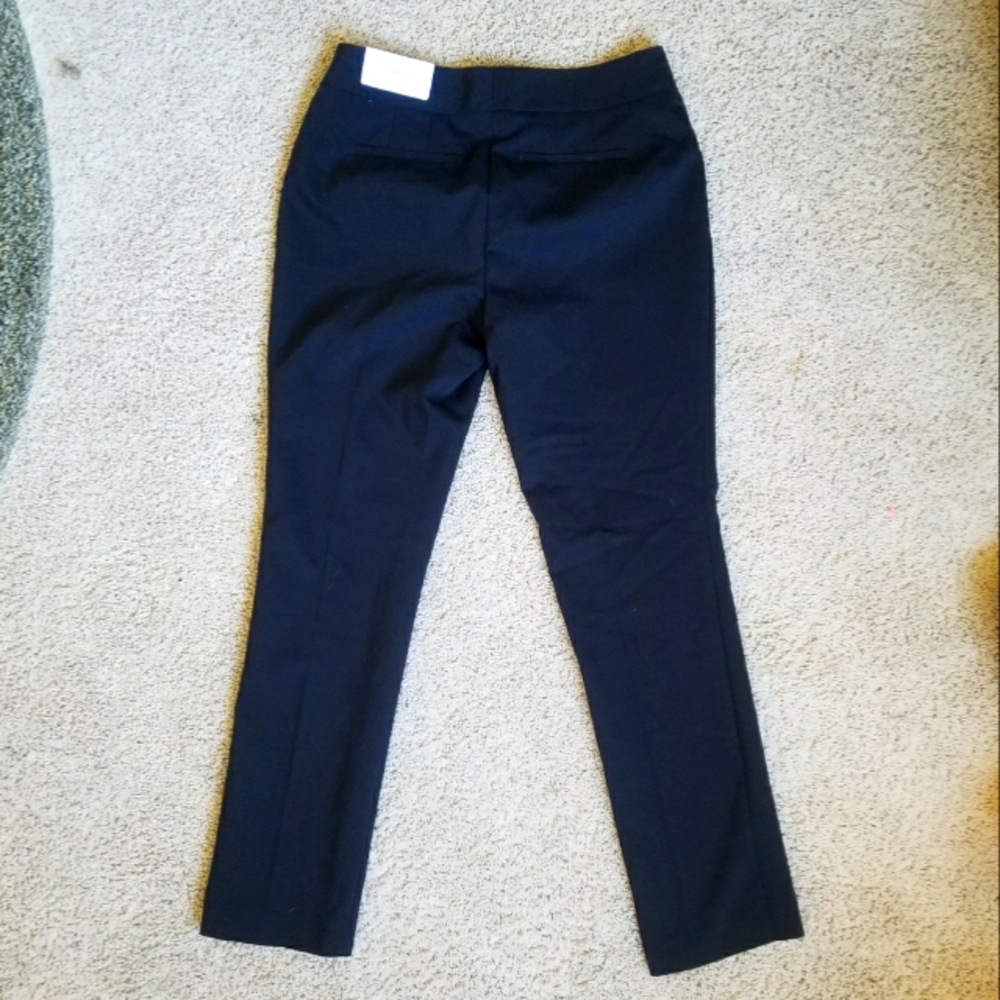 NWT Ann Taylor curvy slim leg black trousers size 4 - Picture 3 of 7